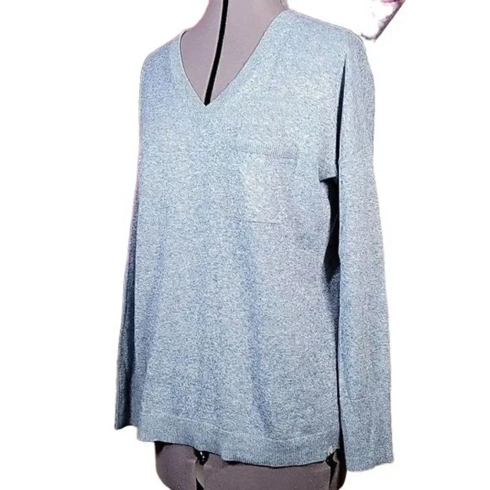 Eddie Bauer Lightweight V-Neck Sweater Sz S